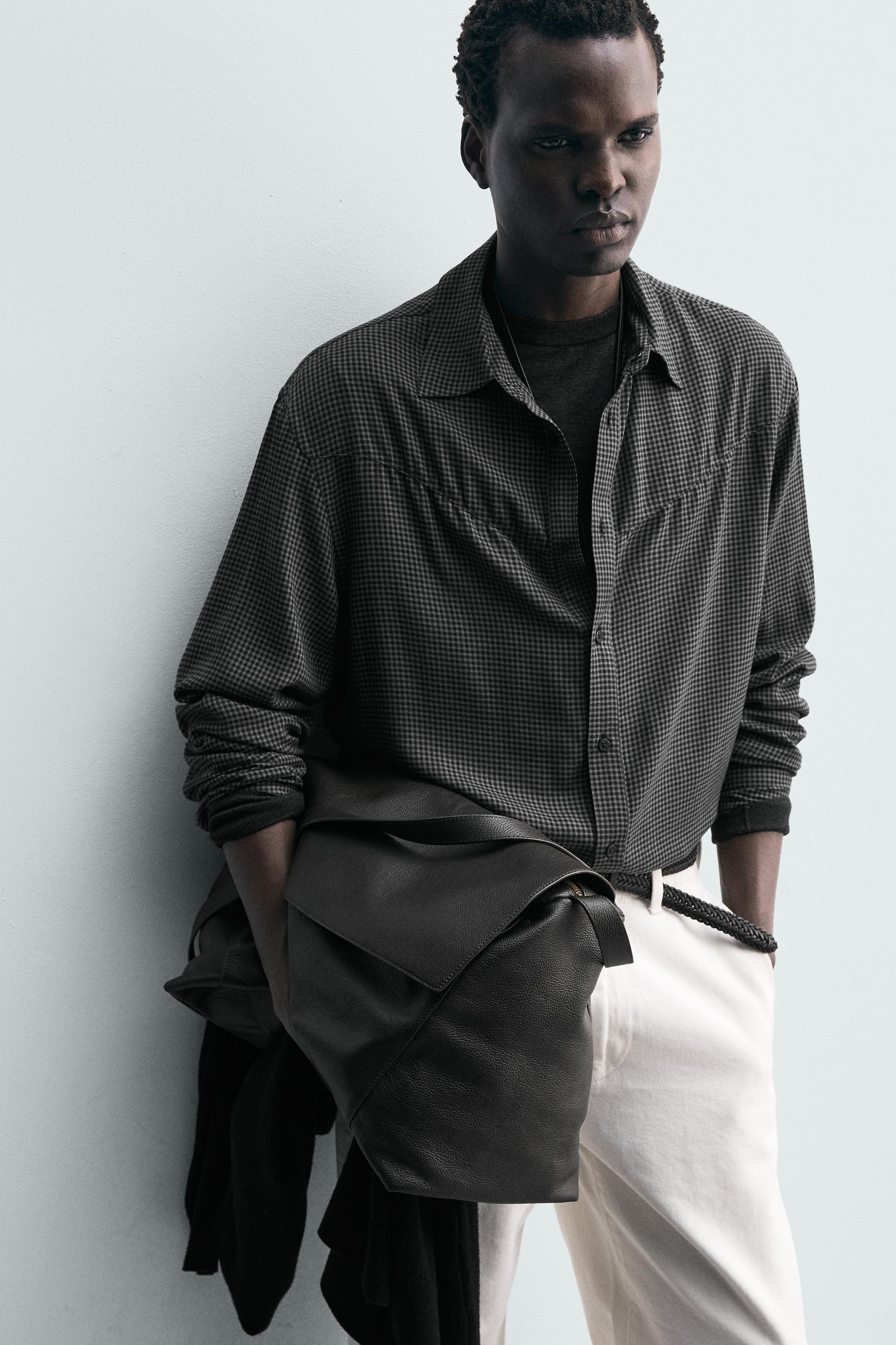 CHEMISE WESTERN À CARREAUX